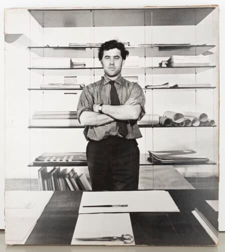 otl aicher in seinem ulmer atelier, 1953